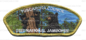 Patch Scan of 2023 NSJ Tuscarora "Bear" CSP (Gold Metallic)