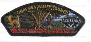Patch Scan of Chippewa Valley Council - 2017 National Jamboree Jack Links JSP - Tall Oaks District 