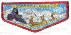 Patch Scan of Sam Houston Area Council- Colonneh Lodge Flap- 2017 NSJ 