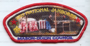 Patch Scan of 2013 Jamboree-Mason-Dixon Council- #213007
