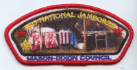 2013 Jamboree-Mason-Dixon Council- #213007 Mason-Dixon Council #221(not active) merged with Shenandoah Area Council
