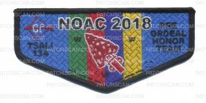 Patch Scan of Daniel Boone Council - NOAC 2018 Flap