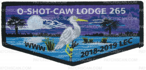 Patch Scan of O-Shot-Caw Lodge 265 2018-2019 LEC flap