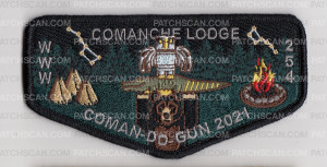 Patch Scan of Coman-do-gun 2021 OA Flap