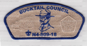 Patch Scan of Wood Badge Course N4-509-18 Participant