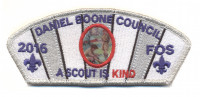 FOS - Kind CSP - Silver Daniel Boone Council #414