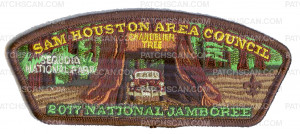 Patch Scan of Sam Houston Area Council- 2017 NSJ- Sequoia National Park 