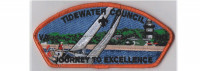 Tidewater JTE Orange border Tidewater Council #596