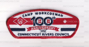 Patch Scan of CAMP WORKCOEMAN 100TH ANNIVERSARY CSP