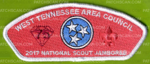 Patch Scan of West Tennessee Area Council - 2017 National Jamboree - CSP