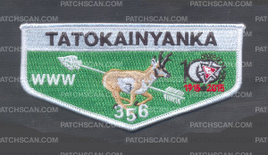 Patch Scan of k123127 - GWC TATOKAINYANKA 100TH ANNIVERSARY POCKET FLAP 2014