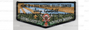 Patch Scan of 2022 National Ballot Counter Flap (PO 100371)