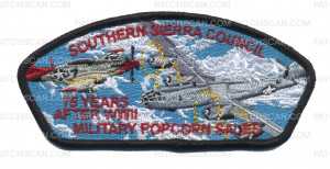 Patch Scan of Southern Sierra Council Military Popcorn Sales CSP