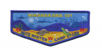 MIKANAKAWA 101 2023 Winter Camp STAFF Flap Circle Ten Council #571