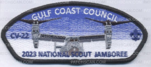 Patch Scan of 458310- CV-22 2023 National Scout Jamboree 