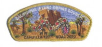 CIEC Cahuilla 127 NOAC 2022 CSP gold met border California Inland Empire Council #45