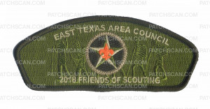 Patch Scan of ETAC - 2018 Friends of Scouting CSP