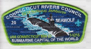 Patch Scan of CRC National Jamboree 2017 Connecticut #20