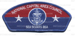 Patch Scan of Sea Scouts BSA Blue