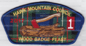 Patch Scan of Hawk Mt Council Woodbadge Feast 2017