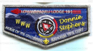 Patch Scan of Lowwapanea Lodge 191 Stephens Flap (Silver)