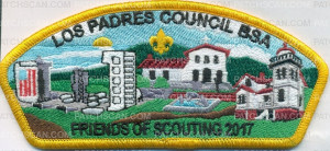 Patch Scan of Los Padres Council BSA FOS 2017 CSP