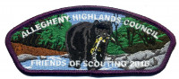 Allegheny FOS - Purple Border Allegheny Highlands Council #382