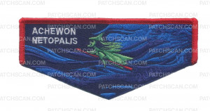 Patch Scan of Achewon Netopalis NOAC Flap (Red/Blue)