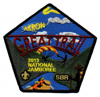 TB 211278c Yellow GTC Jambo Center 2013 Great Trail Council #433