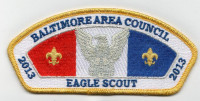 33116 - Baltimore Area Council 2014 Eagle Scout CSP Patch Baltimore Area Council #220