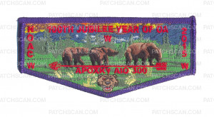 Patch Scan of K123396 - MONTANA COUNCIL APOXKY AIO 100TH JUBILEE YEAR OF OA 2015