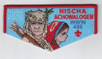 Nischa Achowalogen NOAC 2018 Blue Pocket Flap Golden Spread Council #562