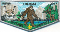 WWW TOLOMA 2017 National Jamboree Pocket Flap  Greater Yosemite Council #59