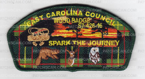 Patch Scan of Wood Badge S7-486-16 Spark the Journey