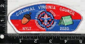 Patch Scan of Colonial Virginia Council NYLT 2019