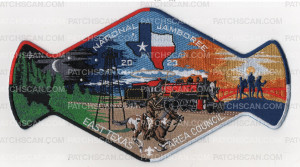 Patch Scan of 2023 National Jamboree Center Piece (PO 