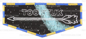 Patch Scan of TOONTUK NOAC Flap (Blue and Gold) 