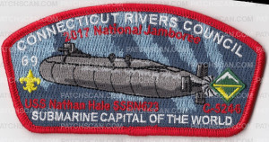 Patch Scan of CRC National Jamboree 2017 Nathan Hale #69
