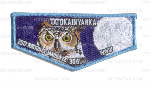 Patch Scan of Tatokainyanka 356 2017 National Jamboree Flap Owl