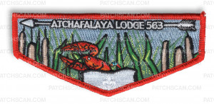 Patch Scan of P24872 2023 National Jamboree (OA Flap Red Border)