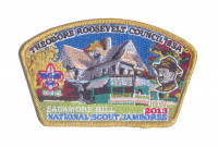 TRC - Jamboree Sagamore Hill JSP (Gold Metallic Border) Theodore Roosevelt Council #386