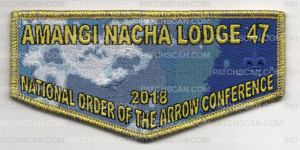 Patch Scan of LODGE 47 FLAP 2 MET GOLD