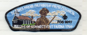 Patch Scan of BATTLE OF CONNECTICUT FARMS 1780 CSP