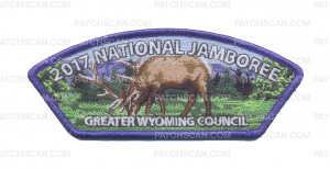 Patch Scan of Greater Wyoming Council 2017 National Jamboree Elk JSP