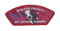 Sequoia Council 2017 Jamboree Bacillus Anthracis Red Metallic JSP Sequoia Council #27