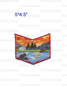 Patch Scan of Kit-Ke-Hak-O-Kut 97 NOAC 2024 pocket patch