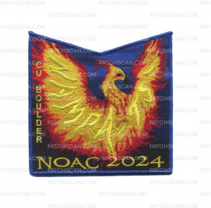 Patch Scan of Nampa-Tsi Lodge NOAC 2024 Pocket Piece (Blue Metallic)