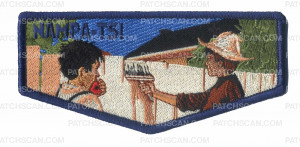 Patch Scan of GRC - Nampa-TSI Flap (Boy Standing with Apple)