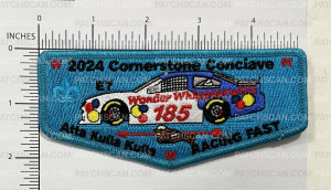 Patch Scan of CORNERSTONE CONCLAVE FLAP BLUE