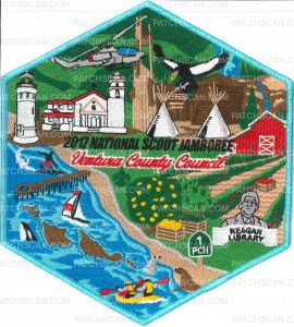 Patch Scan of 2017 National Scout Jamboree VCC - Jacket Patch